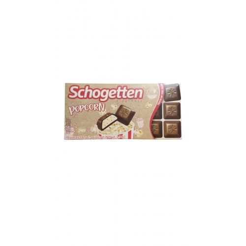 Шоколад Schogetten молочний Popcorn 100 г