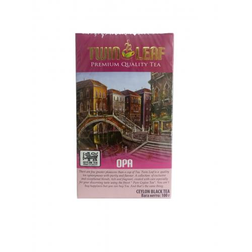 Чай Twin Leaf чёрный OPA 100 г,