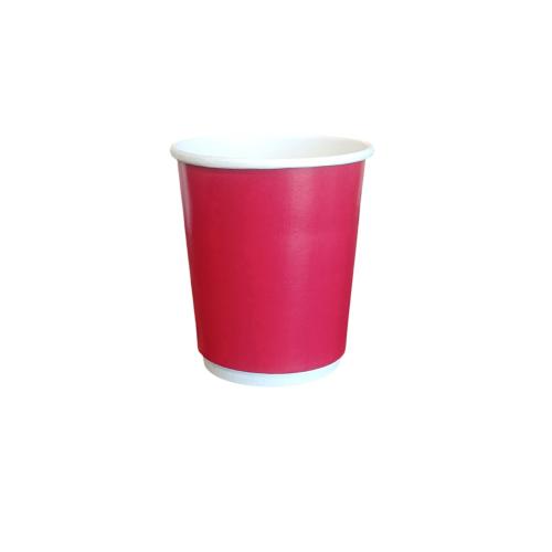 Стакан двухслойный Красный 175 мл (20)