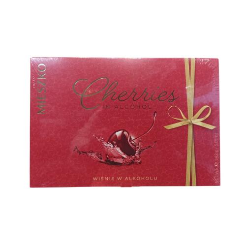 Конфеты Mieszko CHERRIES вишня в шоколаде с ликером 142 г