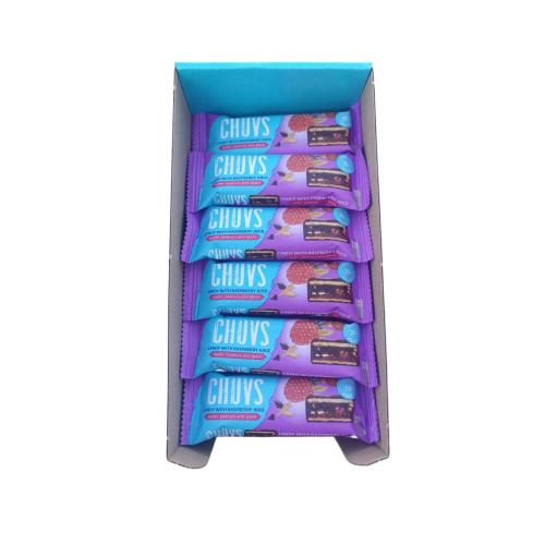 Конфеты Chuvs яблочное пюре, малиновый сок, арахис 30г (36)