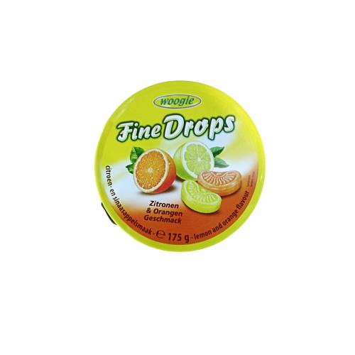 Льодяники Fine Drops Woogie 175 г цитрус 