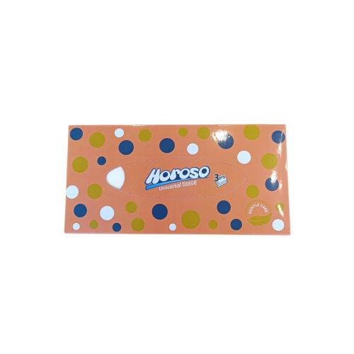 Салфетка бумажная трехслойная HOROSO микс цветов 450 шт 