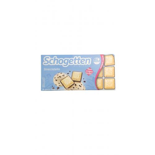 Шоколад Schogеtten молочний stracciatella з пломбіром 100 г