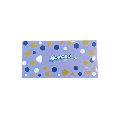 Салфетка бумажная трехслойная HOROSO микс цветов 450 шт 