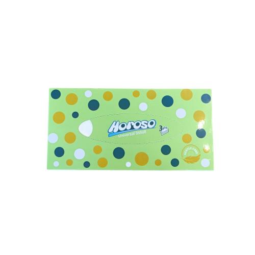 Салфетка бумажная трехслойная HOROSO микс цветов 450 шт 