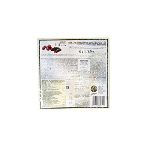 Конфеты желейные GOPLANA Delights Cherry в шоколаде 190 г