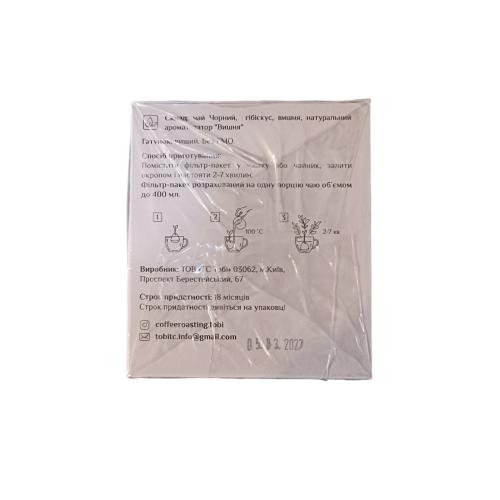 Чай TO bi чёрный безумная вишня 20 п (20)