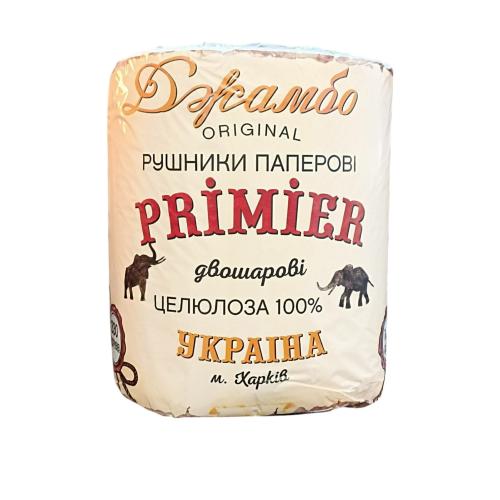Полотенце бумажное двухслойное Джамбо PRIMIER