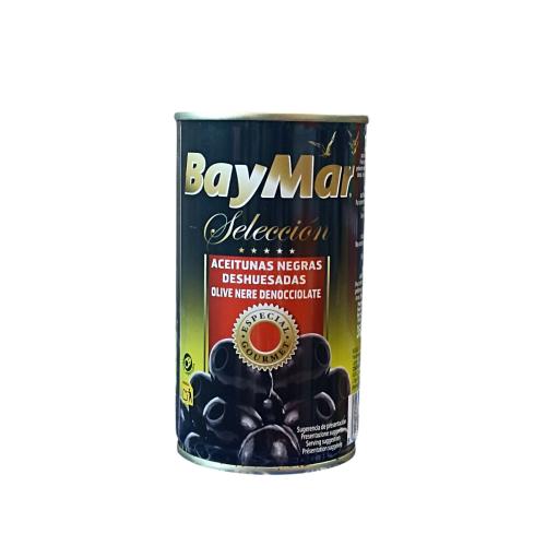 Оливки BayMar чорні без косточки 350 г