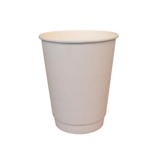 Стакан бумажный двухслойный Белый 400 мл (30)