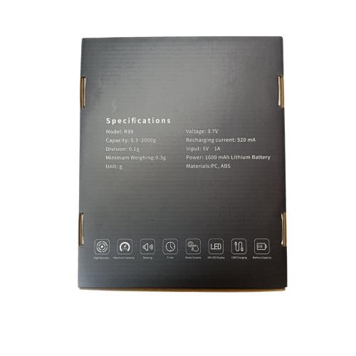 Весы для кофе Coffee Scale Premium Black type-c 1500 mAH арт1105