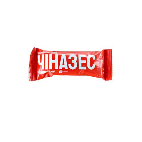 Батончик Чіназес ``Карамель з горішками`` 45г (10)