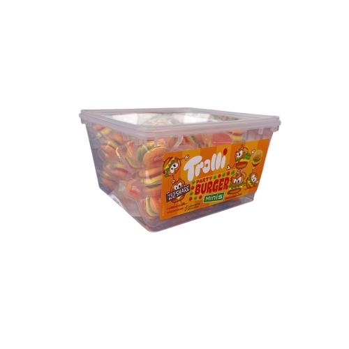 Цукерки жувальні Trolli Burger minis 10 г 60 шт