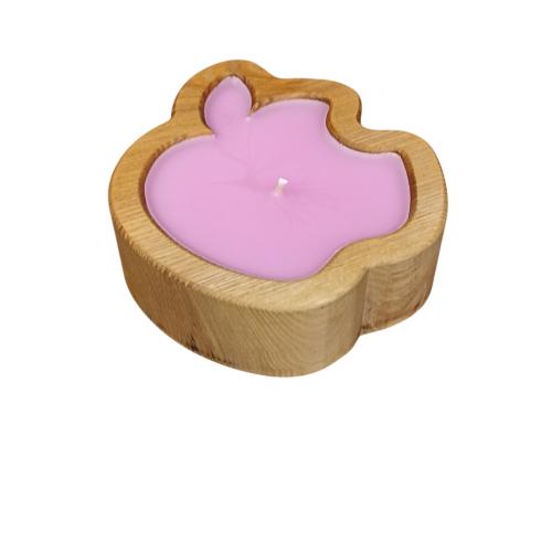 Свечка ароматизированная из натурального дерева 