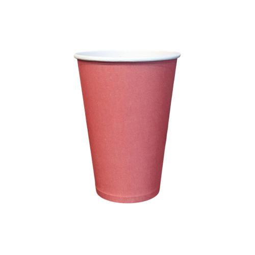 Стакан бумажный Красный 340 мл (50) 