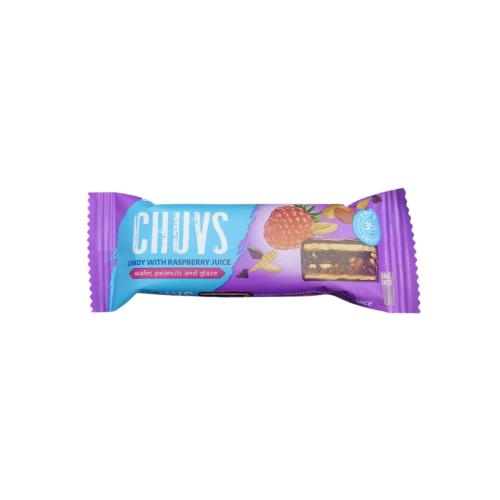Конфеты Chuvs яблочное пюре, малиновый сок, арахис 30г (36)