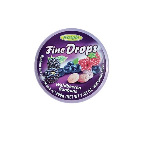 Льодяники Fine Drops Woogie Лісові ягоди 200 г 
