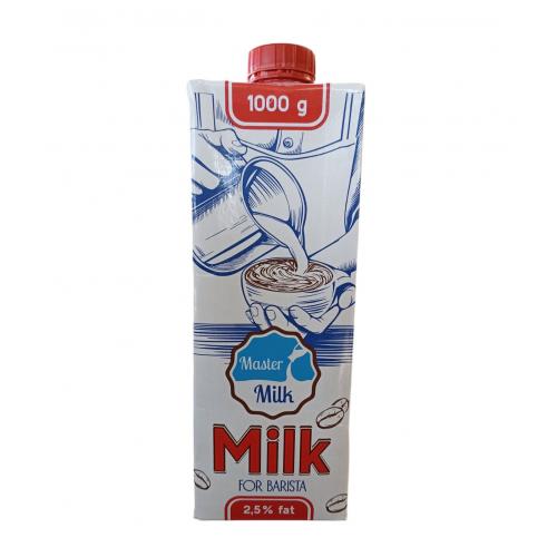 Молоко ультрапастеризоване Master Milk 2.5 % 1000 грам в ящику 12 шт
