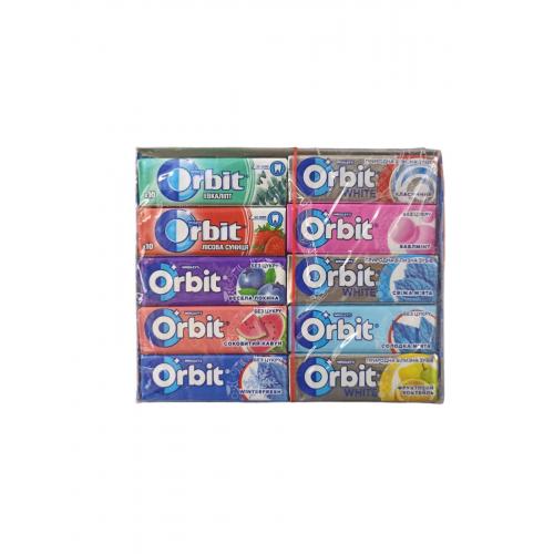 Жевательная резинкка Orbit ассорти 14 г