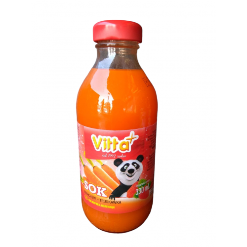 Напиток Vitta Морковь клубника 330 мл
