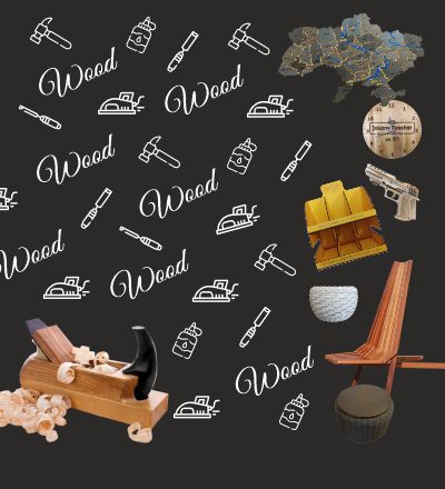 Вироби з дерева, власне виробництво