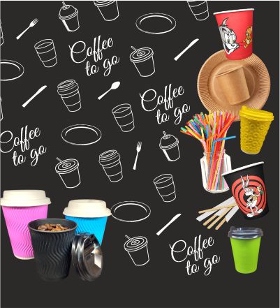 Одноразовий посуд, стаканчики