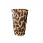 Стакан бумажный гофрированый Леопард 500 мл (25)