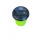 Стакан бумажный гофрированный Зелёный 175 мл (20)