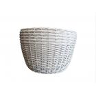 Кашпо из искусственного ротанга 