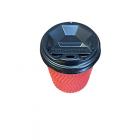 Стакан бумажный гофрированный Красный 175 мл (20)