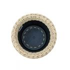 Кашпо из ротанга для цветов 20 л выпуклое Индийское дерево