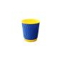 Придбати Стакан паперовий гофрований Синьо-Жовтий 120 мл (30) в интернет-магазине «Файна Кава»