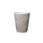 Купить Стакан бумажный гофрированный Бурый 300 мл (20)*30 в интернет-магазине «Файна Кава»