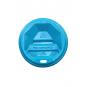 Придбати Кришка пластикова для паперових стаканів 400/500 мл № 90 Бірюзова (50) в интернет-магазине «Файна Кава»