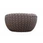 Купить Кашпо из ротанга для цветов 15 л выпуклое Тёмное дерево в интернет-магазине «Файна Кава»