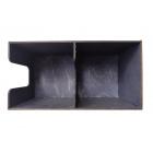 Салфетница двойная чёрная